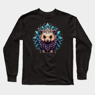 Cute Geometrical Hedgehog Long Sleeve T-Shirt